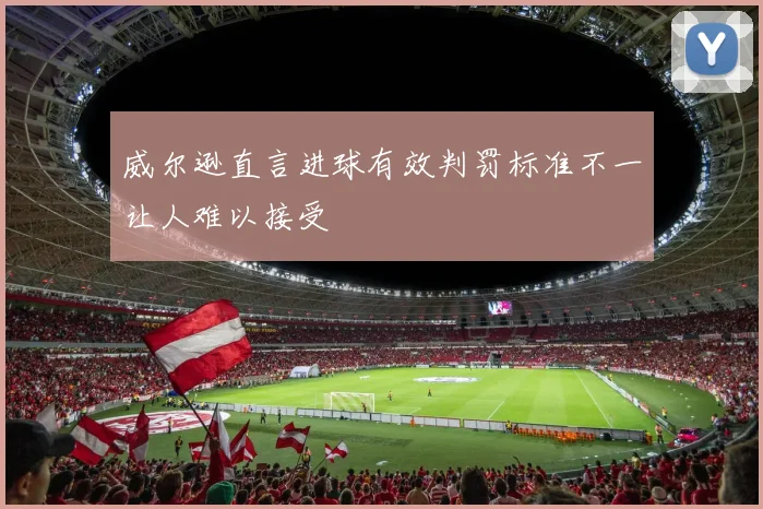 威尔逊直言进球有效判罚标准不一让人难以接受